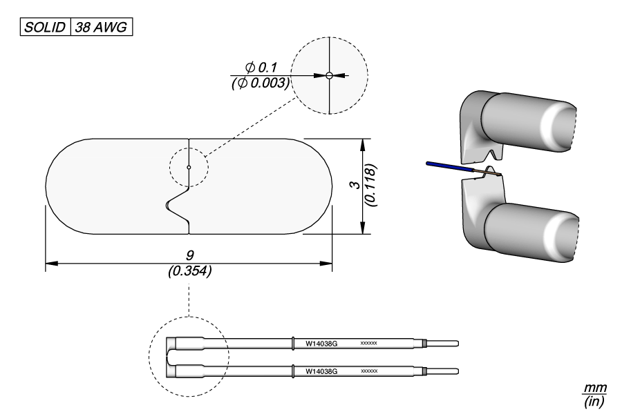 W14038G - 38G Cartridges Ø 0.10mm